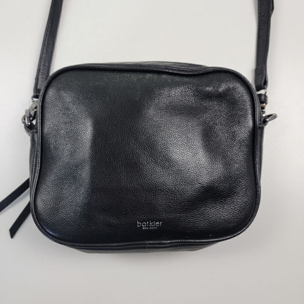 Botkier Crossbody Purse Shoulder Bag Black Leather